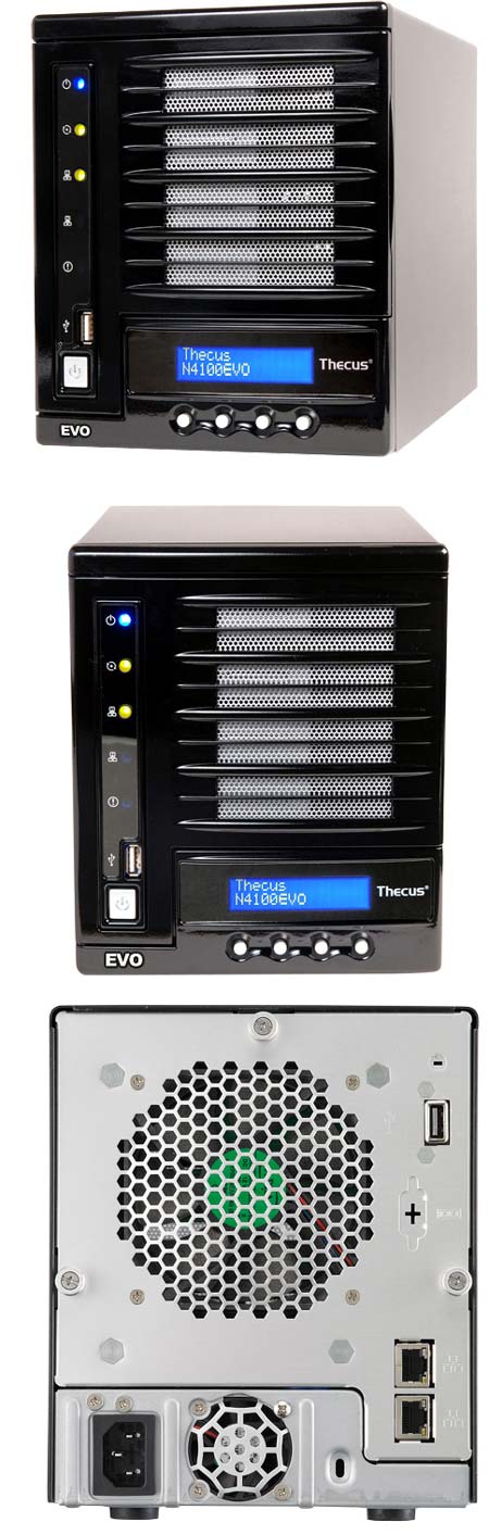 Thecus N4100EVO - новый NAS сервер